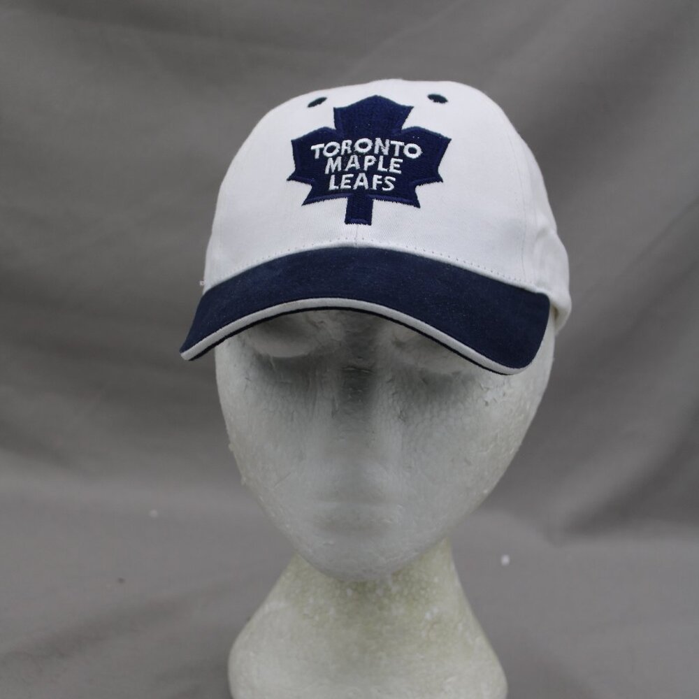 Toronto Maple Leafs Hat - Two Tone with Logo by Midway - Youth Grip Back